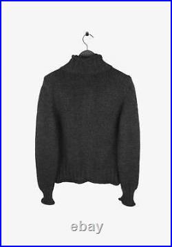 Original Dolce&Gabbana Mainline Alpaca Cardigan Sweater Grey sz (48IT) M, H1045