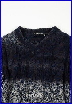 Original Dolce & Gabbana V Neck Men Sweater Size M H4291