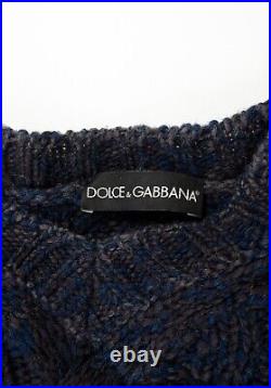 Original Dolce & Gabbana V Neck Men Sweater Size M H4291