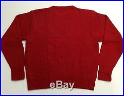Original Vintage 90's Polo Ralph Lauren Sunglass Cool Hip Hop Bear Knit Sweater