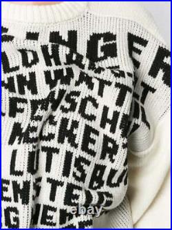 Ottolinger alphabet knitted jumper sweater m