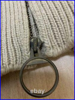 PENDLETON Cowichan Full Zip Cardigan Sweater Men Beige Size M Used from Japan