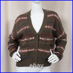 POLO RALPH LAUREN Fair Isle Wool Blend V-Neck Cardigan