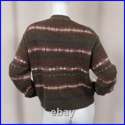 POLO RALPH LAUREN Fair Isle Wool Blend V-Neck Cardigan