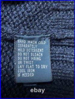 POLO Ralph Lauren Flag Knit Sweater Navy Size M USA Flag Pullover Cotton Linen POLO Ralph Lauren Flag Knit Sweater Navy Size M USA Flag Pullover Cotton Linen