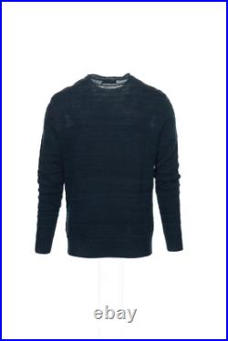 POLO by Ralph Lauren Blue Striped Crew Neck Sweater