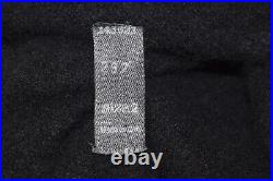 PRIVATE0204 Handmade 82% Cashmere/6% Silk Black Cardigan Sweater 2 M