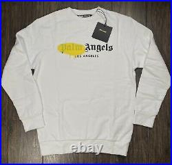 Palm Angels White Los Angeles Sweater / Jumper MEDIUM RRP £300 BLACK FRIDAY