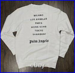 Palm Angels White Los Angeles Sweater / Jumper MEDIUM RRP £300 BLACK FRIDAY