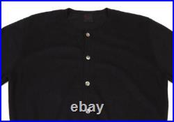 Papas Round Neck Cotton Knit Cardigan Size M(K-146885)