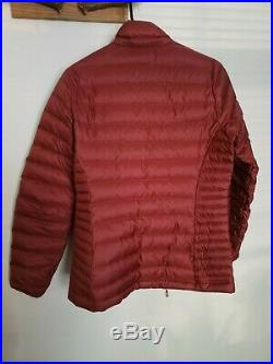 Patagonia Down Jacket Sweater Drumfire Red Women's Medium Excellent Condition