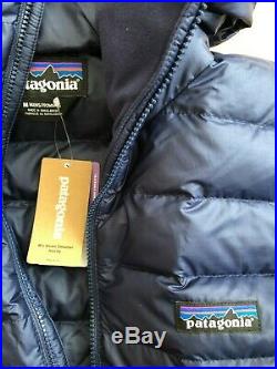 Patagonia Down Sweater Hoody Jacket NAVY MEDIUM NEW WITH TAGS