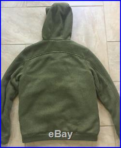 Patagonia Insulated Better Sweater Hoody Mens M medium green orange jacket $199