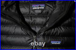 Patagonia Men's Down Sweater Hoody hooded insulated jacket black medium