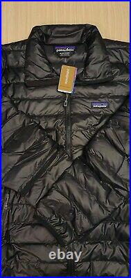 Patagonia Men's Down Sweater Jacket Size Medium Black BNWT rrp £210