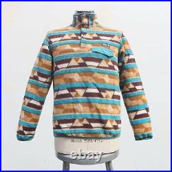 Patagonia Synchilla Snap-T Pullover Womens Size M Sweater Print Fleece