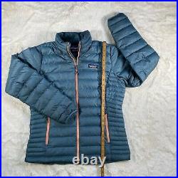 Patagonia Women's Down Sweater Jacket Style 84683 Size M Tasmanian Teal