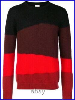 Paul Smith Men's Wool Mohair Blend Tonal Stripe Jumper Sweater Medium Nwt £310