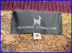 Peruvian Connection Medium Alpaca Sweater Pullover Crew Neck