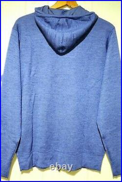 Peter Millar Cashmere Luxury Blend Full Zip Hoodie Sweater Mens Medium NWT $395