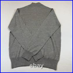 Peter Millar Collection Wool & Silk Sweater Size Medium Gray NWT $348