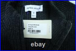 Peter Millar Crescent Jumper 65% Wool Sweater Mens Size Medium CHA INV12628520