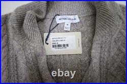 Peter Millar Crescent Ridge Cable Wool Sweater Mens Medium LGELM INV13206441