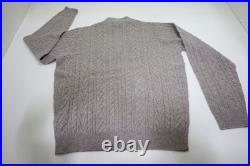 Peter Millar Crescent Ridge Cable Wool Sweater Mens Medium LGELM INV13206441