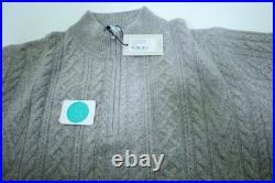 Peter Millar Crescent Ridge Cable Wool Sweater Mens Medium LGELM INV13206441