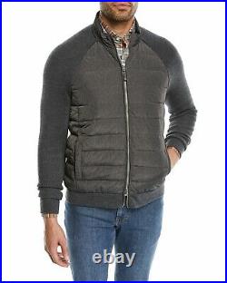 Peter Millar Crown Elite Wool Puffer Goose Down Jacket Mens Medium NWT $295.00