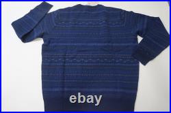 Peter Millar Merino Wool/Cashmere Sweater Mens Size Medium Navy 1015C 1279140