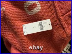 Pilcro Graphic Crew Neck Sweater NWT Sz M Orange