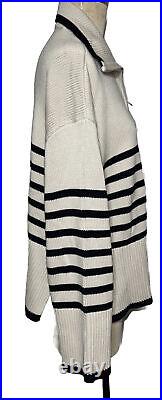 Pistola Denim Size M Women's Karina Sweater Midnight Dove Knit Stripe Revolve