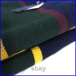 Polo Ralph Lauren 100% Wool chunky knit Collegiate jumper Uni Sweater Size M