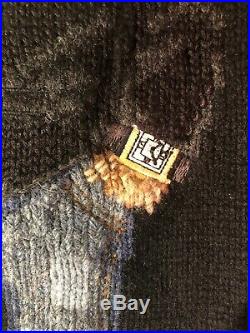 Polo Ralph Lauren Bear LIMITED EDITION Wool Knitted Sweater Black Size Medium
