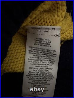 Polo Ralph Lauren Crest Striped Cotton Rugby Sweater Men's Size M