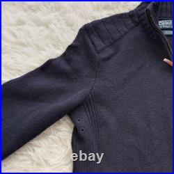 Polo Ralph Lauren Driver's Knit Sweater Navy 90s Vintage Used