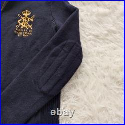 Polo Ralph Lauren Driver's Knit Sweater Navy 90s Vintage Used