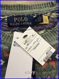 Polo Ralph Lauren Fair Isle Jumper Sweater, Medium