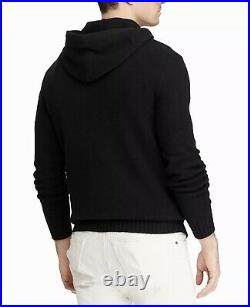 Polo Ralph Lauren Fancy Bear Hoddie Sweater Wool Cashmere Blend M NWT