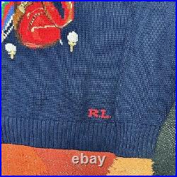 Polo Ralph Lauren Golf Jumper Cable Knit Sweater, Merino Wool, Size Mens Medium