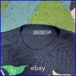 Polo Ralph Lauren Golf Jumper Cable Knit Sweater, Merino Wool, Size Mens Medium