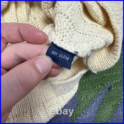 Polo Ralph Lauren Knit Jumper Sweater Cable Knit Fisherman Cardigan, Mens Medium