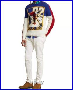 Polo Ralph Lauren Men's Polo Ski Wool-Blend Knit Crewneck Sweater Size Medium