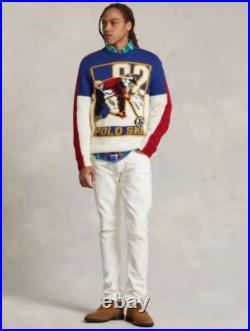 Polo Ralph Lauren Men's Polo Ski Wool-Blend Knit Crewneck Sweater Size Medium