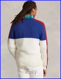 Polo Ralph Lauren Men's Polo Ski Wool-Blend Knit Crewneck Sweater Size Medium