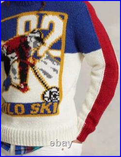 Polo Ralph Lauren Men's Polo Ski Wool-Blend Knit Crewneck Sweater Size Medium