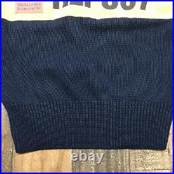 Polo Ralph Lauren P-93 Rlpc67 Blue Knit Sweater Sz M Medium Sport Hi Tech $298