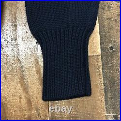 Polo Ralph Lauren P-93 Rlpc67 Blue Knit Sweater Sz M Medium Sport Hi Tech $298