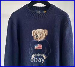 Polo Ralph Lauren Polo Bear Women's Blue Sweater Size S M L